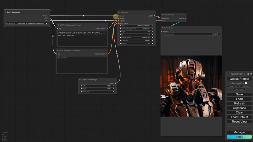 ComfyUI EP03 : TXT2IMG Basics เริ่มต้นการทำงานกับการแปลงข้อความเป็นภาพ