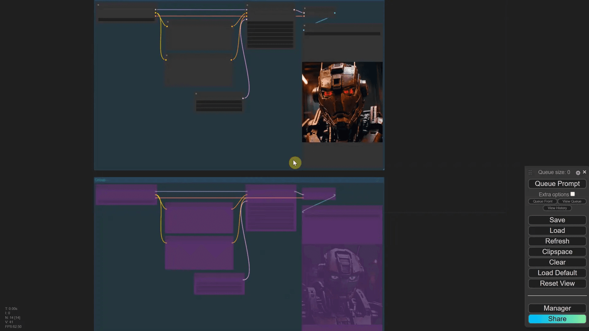 การยกเลิกการข้าม Group Nodes