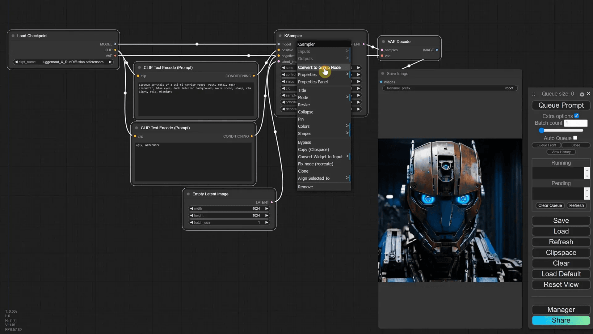 การจัดการ Group Node