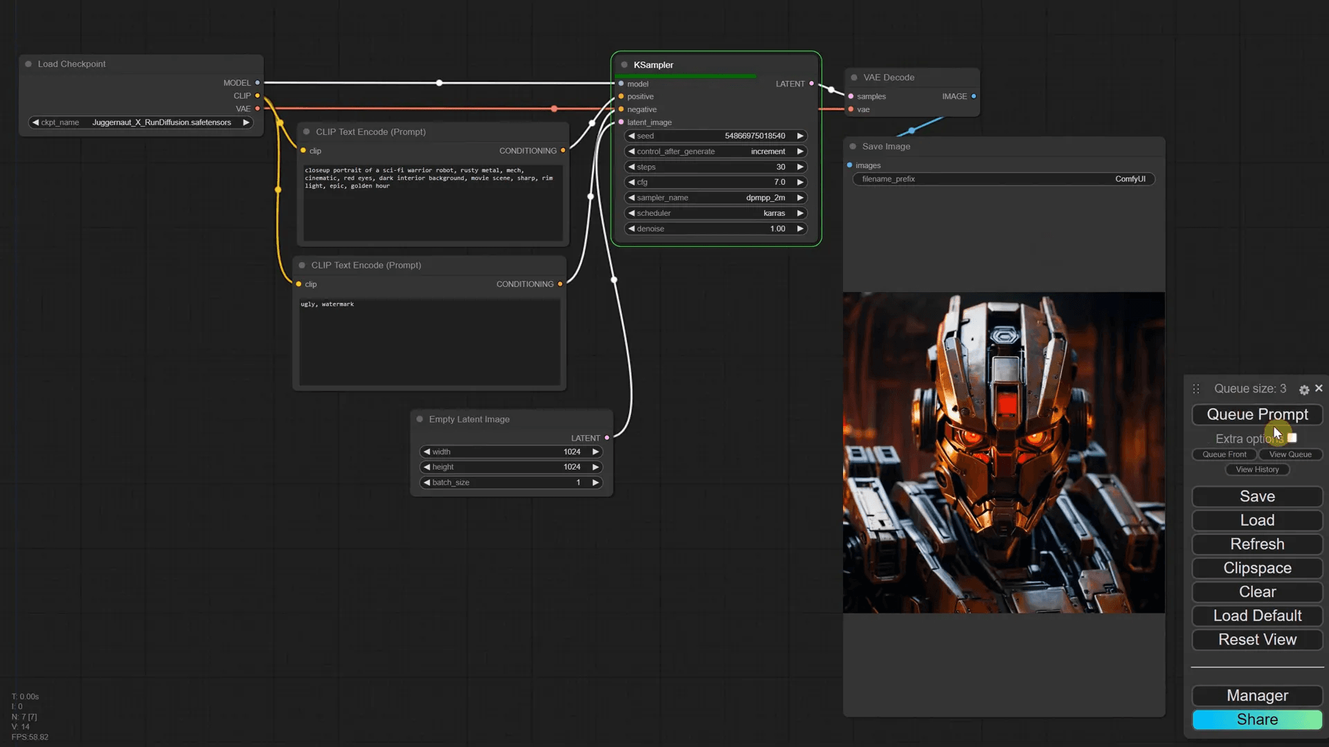 การดูภาพในคิว