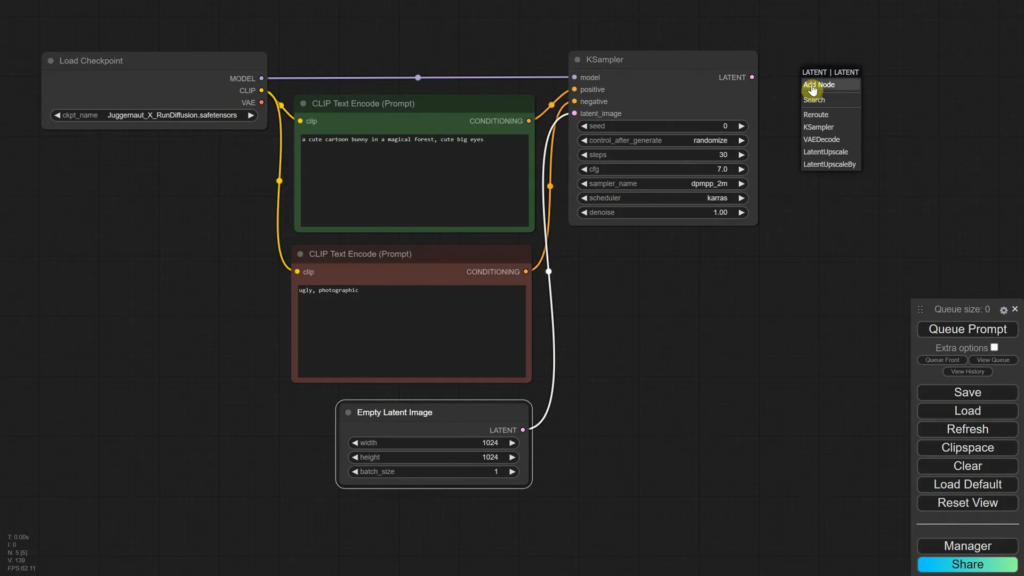 การใช้งาน VAE ใน ComfyUI