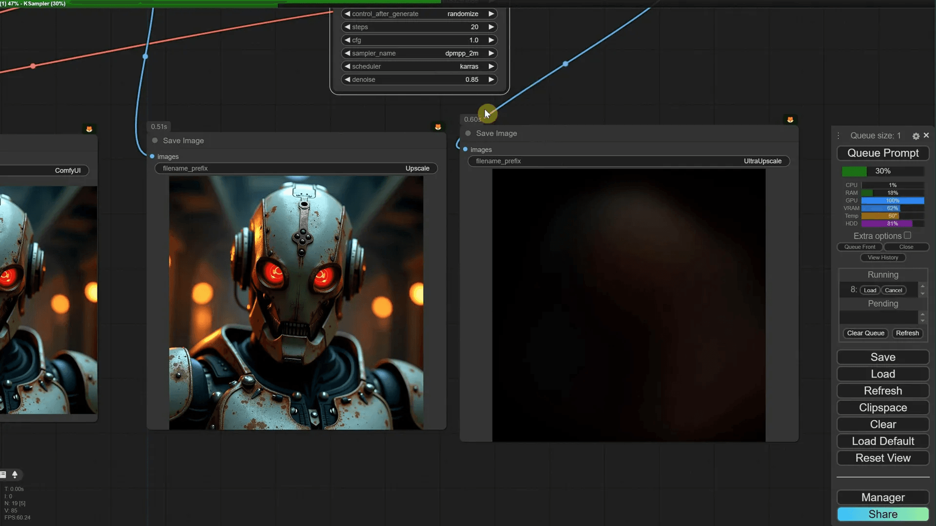 การปรับแต่งค่า Deno และ CFG