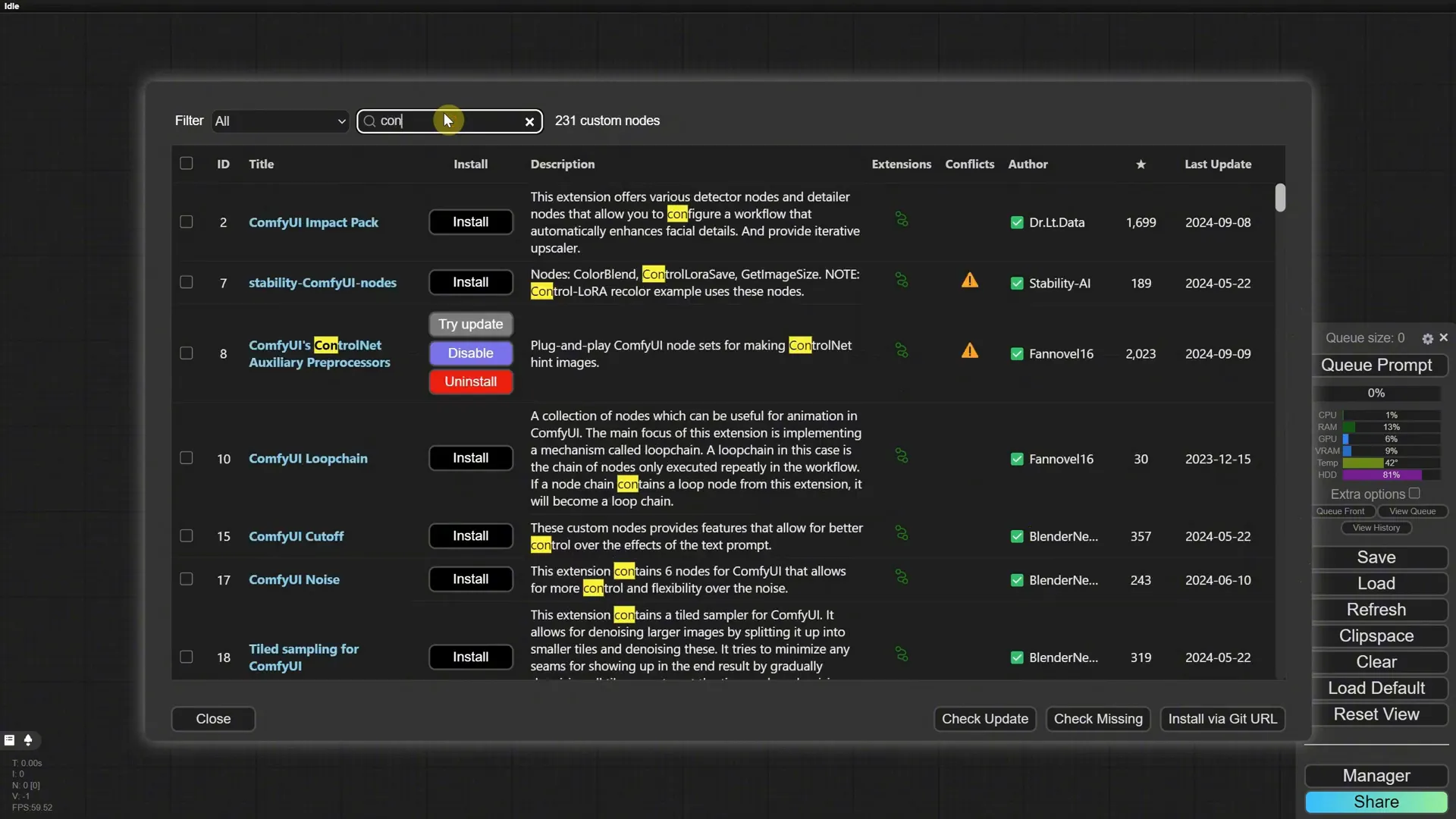 ค้นหา Control Alt AI nodes