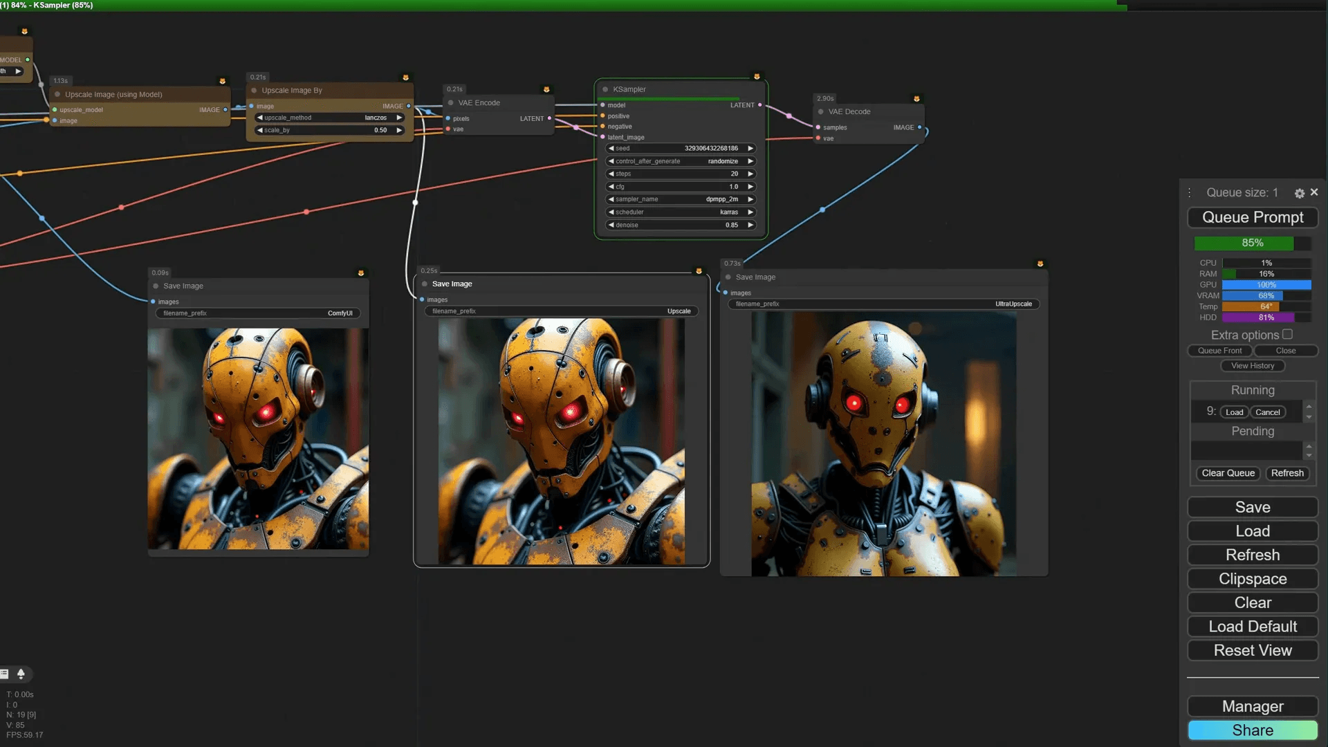 เปรียบเทียบผลลัพธ์จากโมเดลต่างๆ