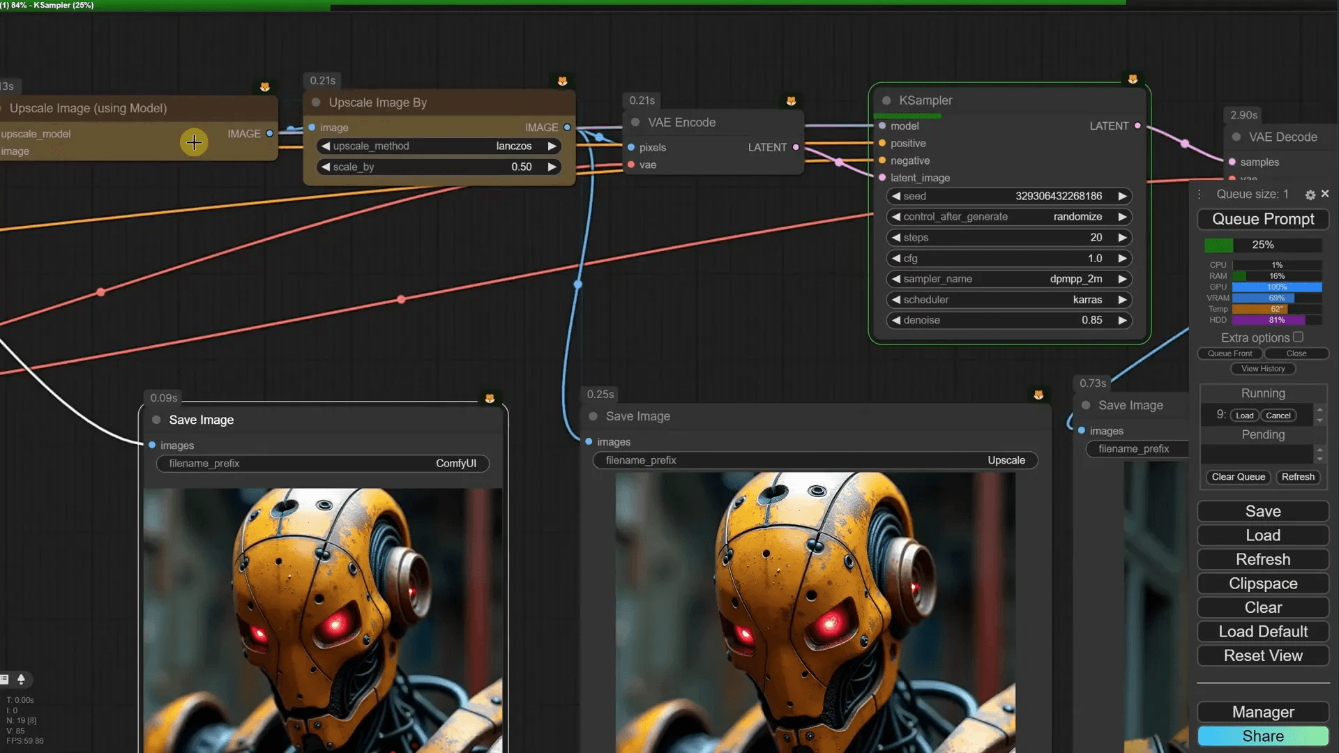 การทดลองใช้ Sampler