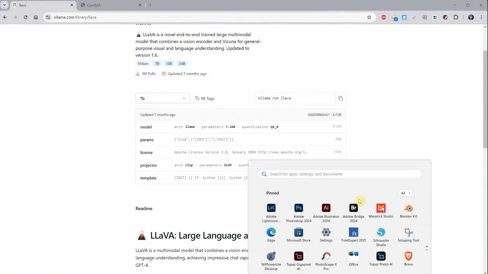 การทดสอบโมเดล Vision กับภาพ