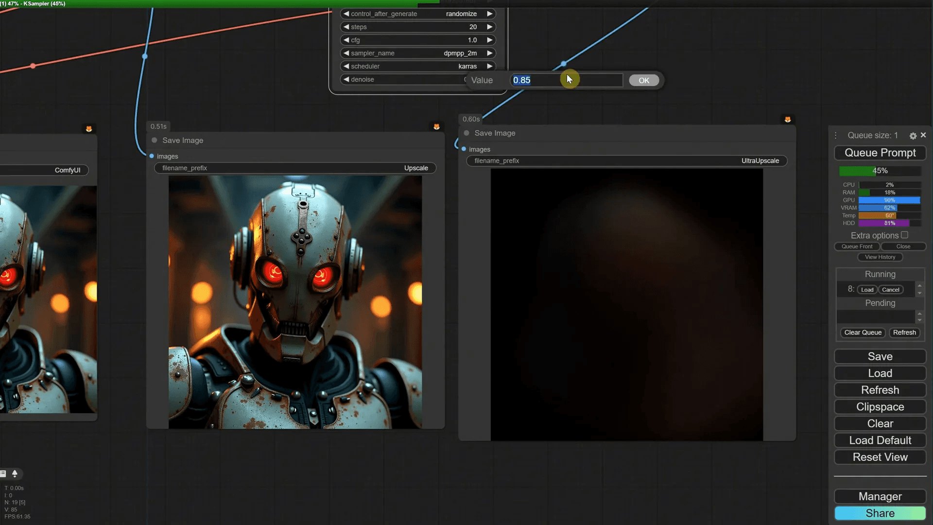 การเลือก Sampler