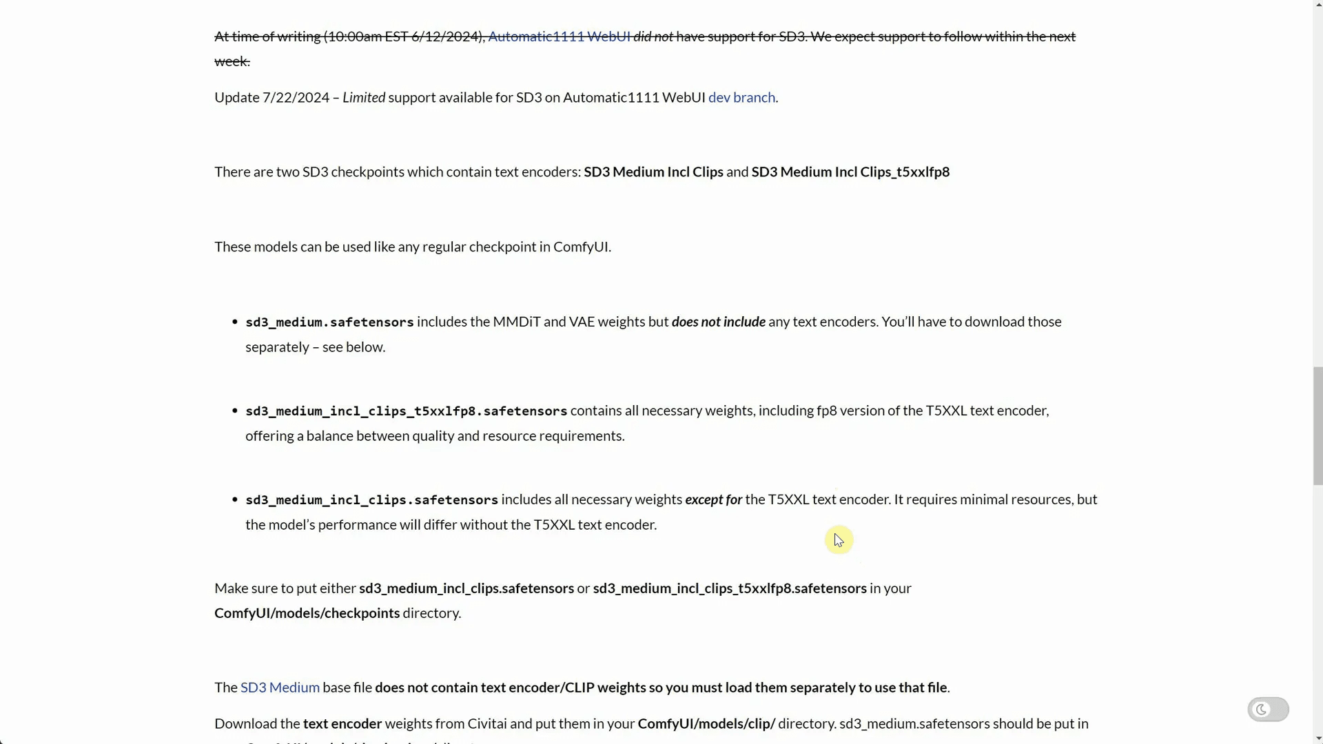 รายละเอียดของโมเดล Stable Diffusion 3