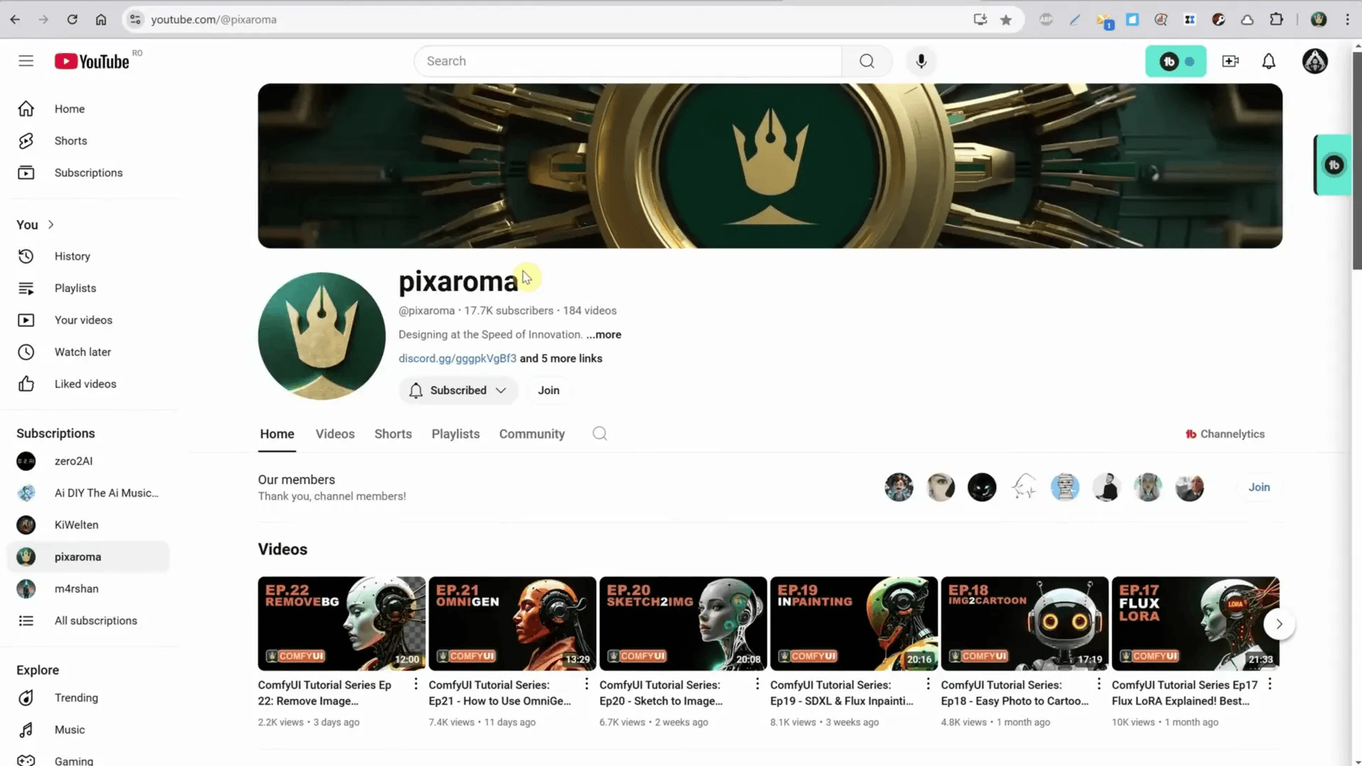 Joining Pixaroma Community