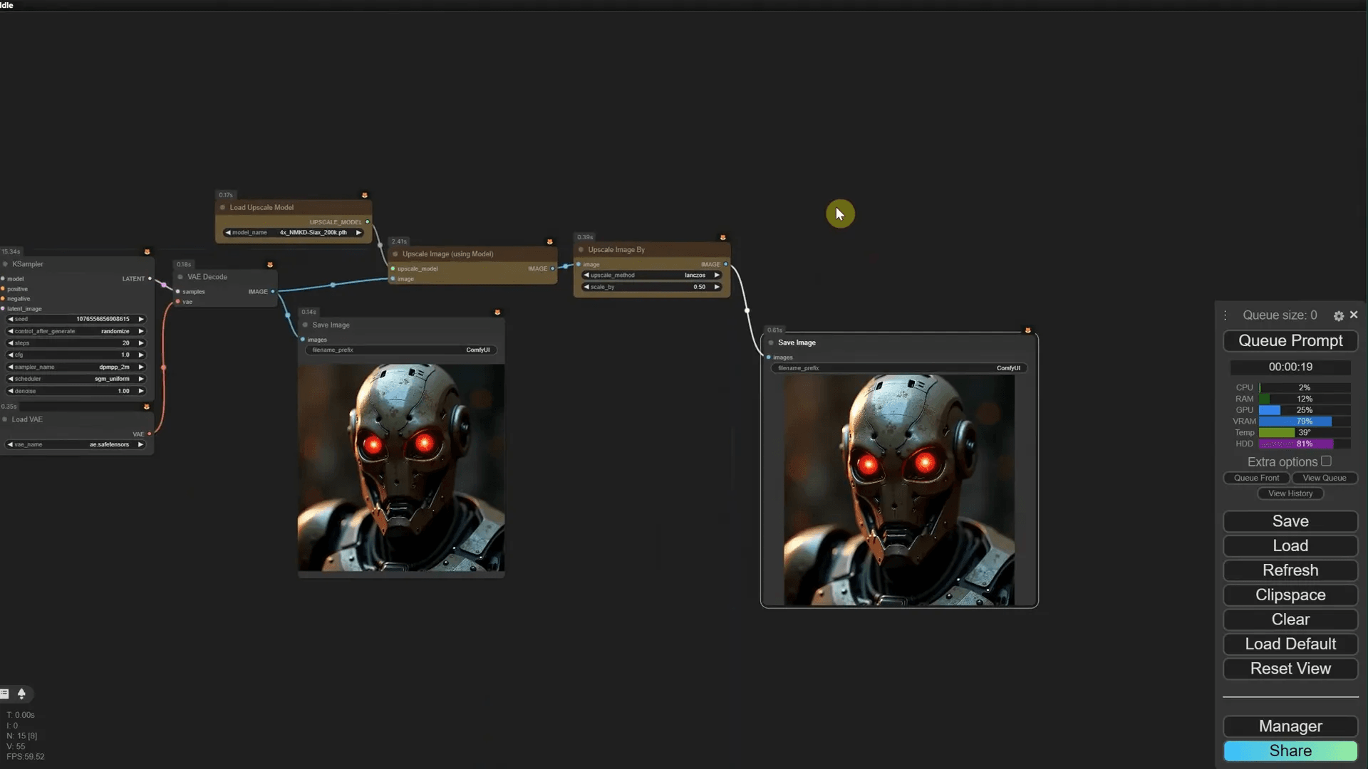 การใช้ K Sampler