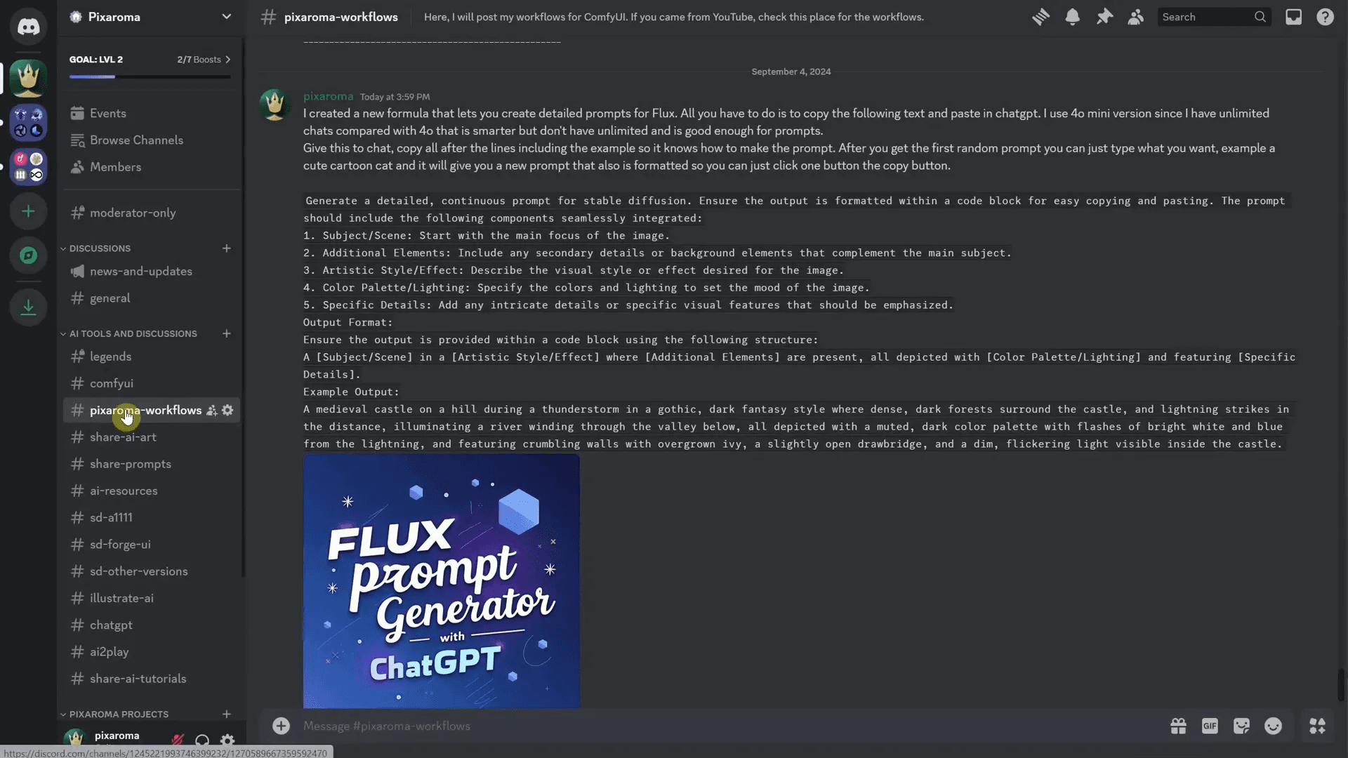 การใช้ ChatGPT เพื่อสร้าง Prompt สำหรับ Flux