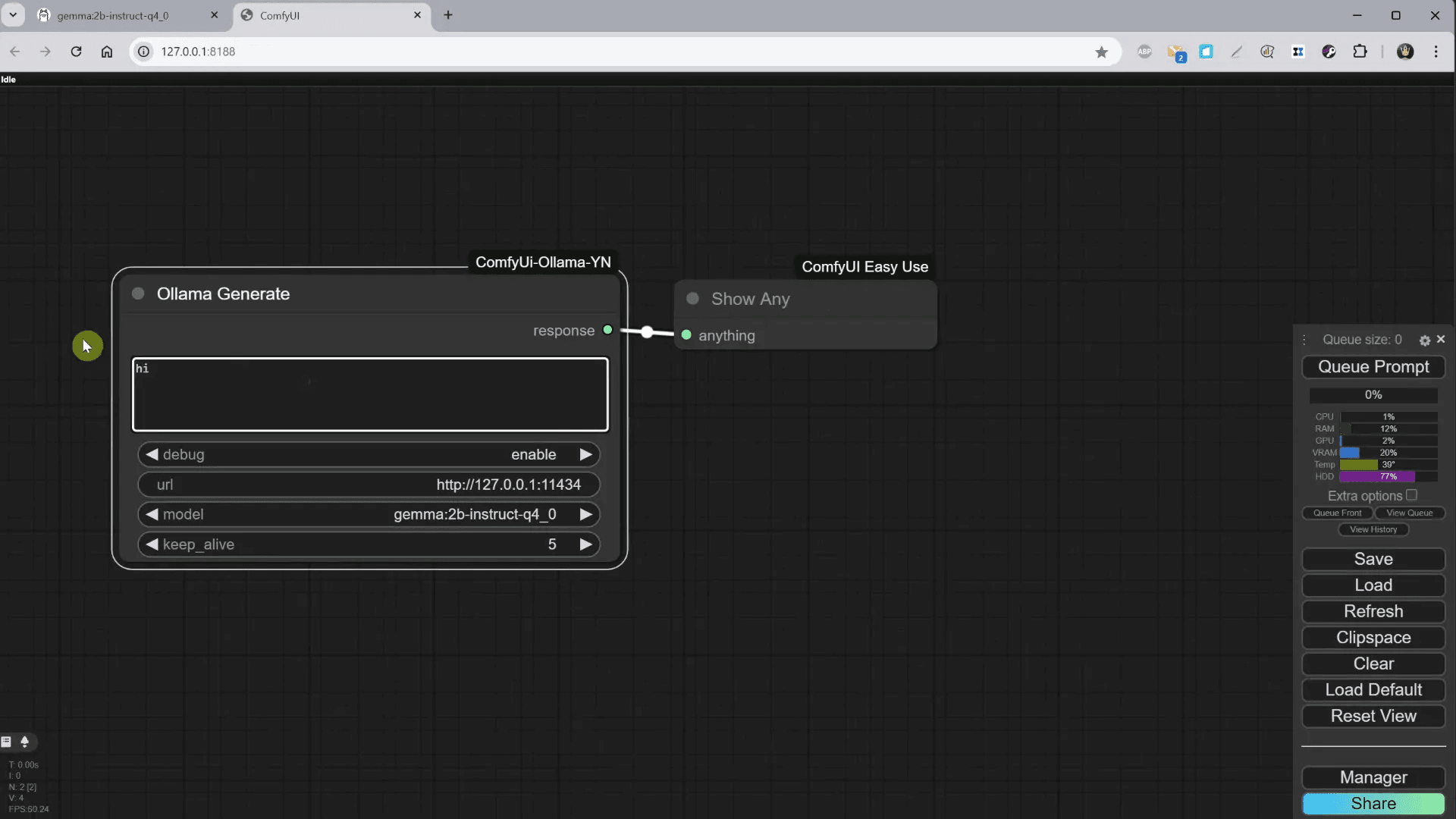 การเพิ่มคำสั่งในโหนด AL Generate