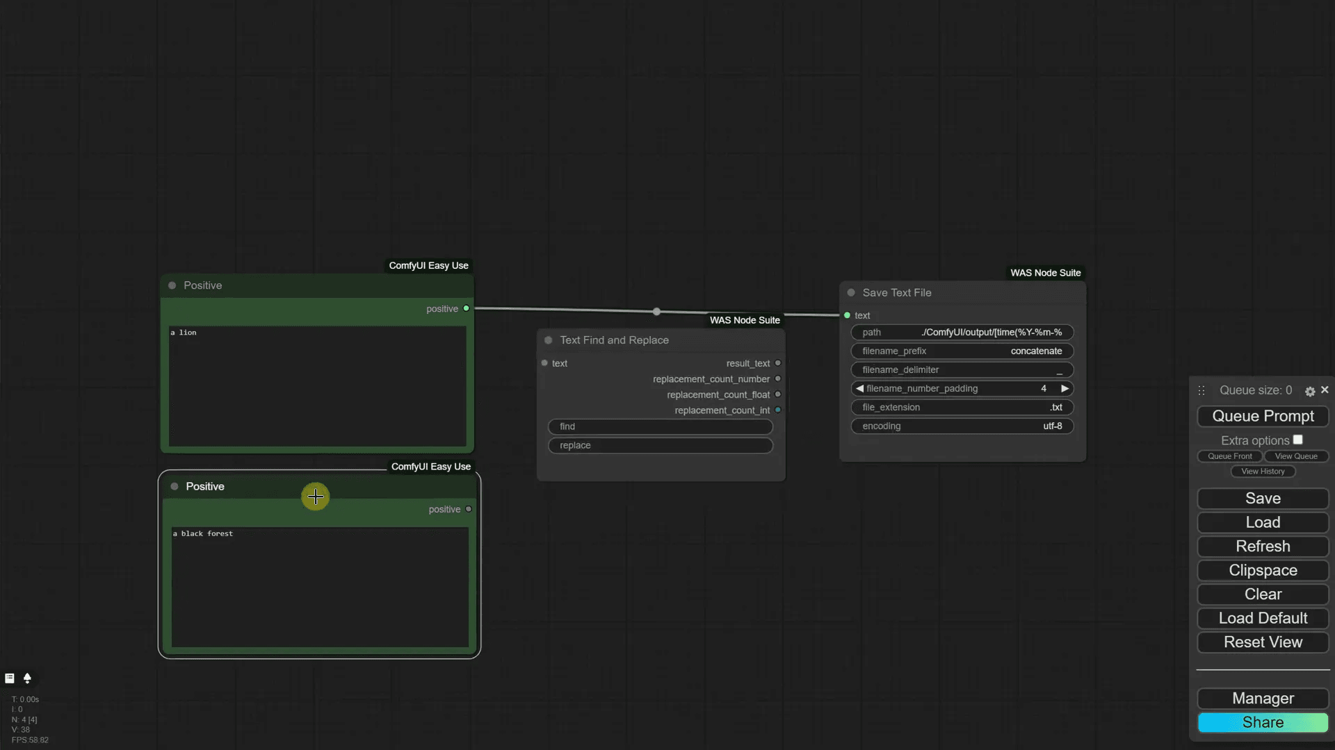 การใช้ Text Find and Replace Node