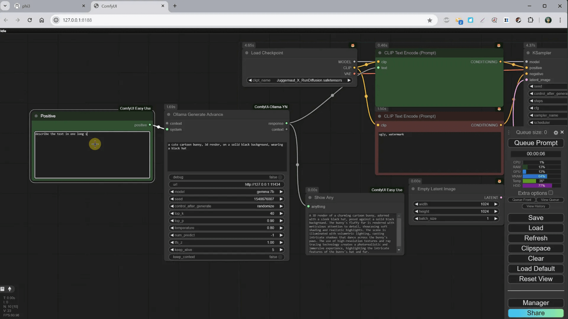 การปรับแต่งคำสั่งเพื่อสร้างภาพที่ดีขึ้น