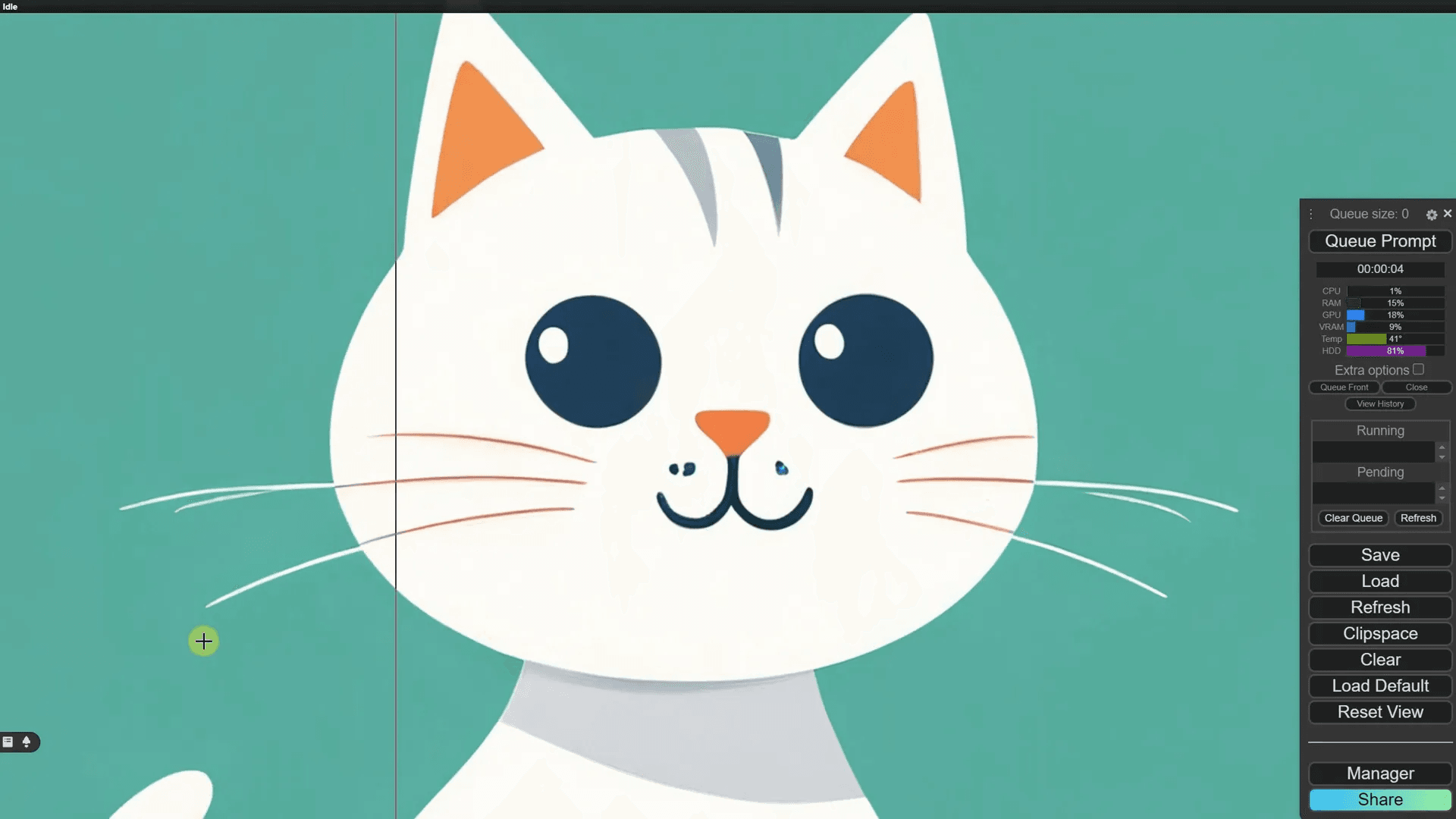 การใช้ Flux