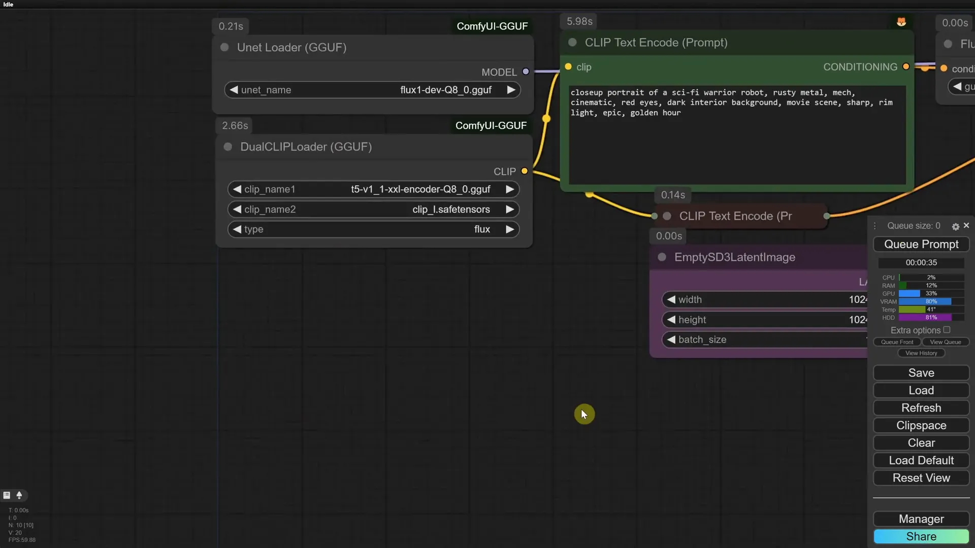ปรับแต่งพารามิเตอร์ใน Flux